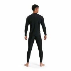 Speedo Black Zip Long Sleeve Top -Speedo shop unnamed file 1844