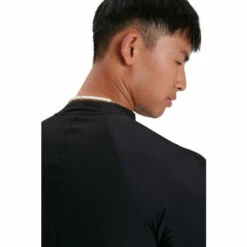 Speedo Black Zip Long Sleeve Top -Speedo shop unnamed file 1846