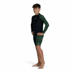 Speedo Black Printed Long Sleeve Rash Top 4 Speedo Black Printed Long Sleeve Rash Top -Speedo shop unnamed file 1862