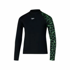 Speedo Black Printed Long Sleeve Rash Top 7 Speedo Black Printed Long Sleeve Rash Top -Speedo shop unnamed file 1865