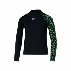 Speedo Black Printed Long Sleeve Rash Top 10 Speedo Black Printed Long Sleeve Rash Top -Speedo shop unnamed file 1868