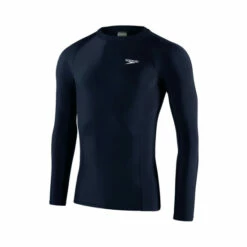 Speedo Navy Blue Long Sleeve Rash Top -Speedo shop unnamed file 1883