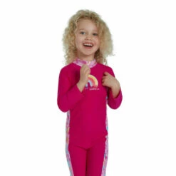 Speedo Pink All-In-One Sun Suit