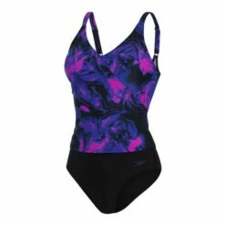 Speedo Evie Printed Shaping Black Tankini -Speedo shop unnamed file 1975