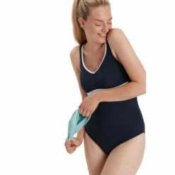 Speedo Black Contour Luxe Solid Shaping 1Pc Swimsuit 5 Speedo Black Contour Luxe Solid Shaping 1Pc Swimsuit -Speedo shop unnamed file 259