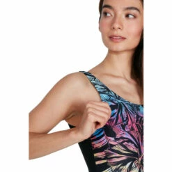 Speedo Placement U Back Black Swimsuit -Speedo shop unnamed file 282