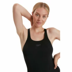 Speedo Black Eco Endurance+ Medalist Swimsuit -Speedo shop unnamed file 3