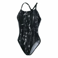 Speedo Allover Rippleback Black Swimsuit -Speedo shop unnamed file 301