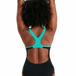 Speedo Black Plastisol Laneback Swimsuit -Speedo shop unnamed file 31