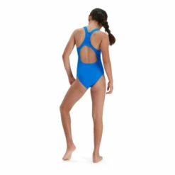 Speedo Blue Eco End+ Medalist Swimsuit -Speedo shop unnamed file 329