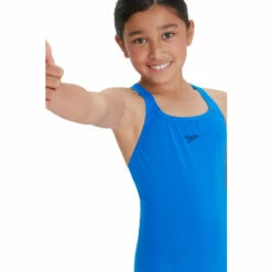 Speedo Blue Eco End+ Medalist Swimsuit -Speedo shop unnamed file 330