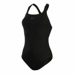 Speedo Black Eco Endurance+ Kickback Swimsuit -Speedo shop unnamed file 364