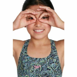 Speedo Pink Allover Medalist Swimsuit -Speedo shop unnamed file 371