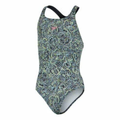 Speedo Pink Allover Medalist Swimsuit -Speedo shop unnamed file 373