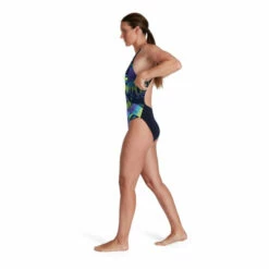 Speedo Placement Powerback Black Swimsuit -Speedo shop unnamed file 398