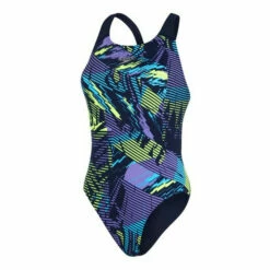 Speedo Placement Powerback Black Swimsuit -Speedo shop unnamed file 406