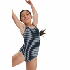 Speedo Blue Printed Medalist Swimsuit -Speedo shop unnamed file 410