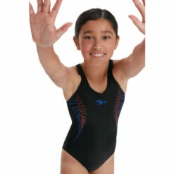 Speedo shop 30 Speedo Blue Plastisol Placement Muscleback Swimsuit