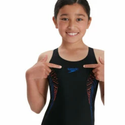 Speedo Blue Plastisol Placement Muscleback Swimsuit -Speedo shop unnamed file 442