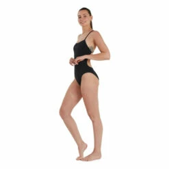 Speedo Black Endurance+ Thinstrap One Piece Swimsuit -Speedo shop unnamed file 482