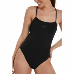 Speedo Black Endurance+ Thinstrap One Piece Swimsuit -Speedo shop unnamed file 484