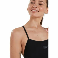 Speedo Black Endurance+ Thinstrap One Piece Swimsuit -Speedo shop unnamed file 486