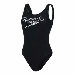 Speedo Logo Deep U-Back Black Swimsuit 9 Speedo Logo Deep U-Back Black Swimsuit -Speedo shop unnamed file 540