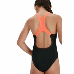 Speedo Medley Logo Medalist Black Swimsuit -Speedo shop unnamed file 546