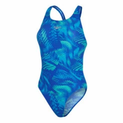 Speedo Allover Powerback Blue Swimsuit -Speedo shop unnamed file 560