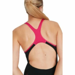 Speedo Plastisol Laneback Black Swimsuit -Speedo shop unnamed file 588