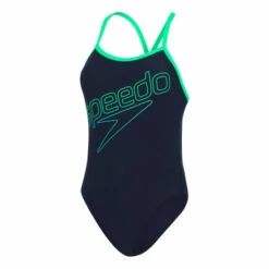 Speedo Blue Hyperboom Turnback Swimsuit -Speedo shop unnamed file 612