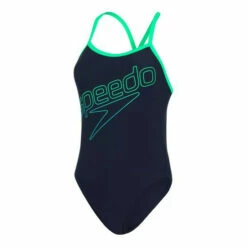 Speedo Blue Hyperboom Turnback Swimsuit -Speedo shop unnamed file 613