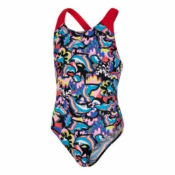 Speedo Blue Digital Allover Splashback Swimsuit -Speedo shop unnamed file 622
