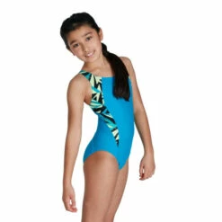 Speedo Blue HyperBoom Splice Muscleback Swimsuit -Speedo shop unnamed file 639
