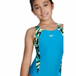 Speedo Blue HyperBoom Splice Muscleback Swimsuit -Speedo shop unnamed file 641