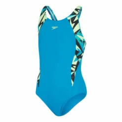 Speedo Blue HyperBoom Splice Muscleback Swimsuit -Speedo shop unnamed file 643