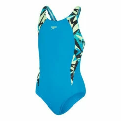 Speedo Blue HyperBoom Splice Muscleback Swimsuit -Speedo shop unnamed file 646