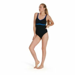 Speedo Black ContourLuxe Solid Shaping Swimsuits 1 Piece 2 Speedo Black ContourLuxe Solid Shaping Swimsuits 1 Piece -Speedo shop unnamed file 688