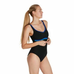 Speedo Black ContourLuxe Solid Shaping Swimsuits 1 Piece 4 Speedo Black ContourLuxe Solid Shaping Swimsuits 1 Piece -Speedo shop unnamed file 690