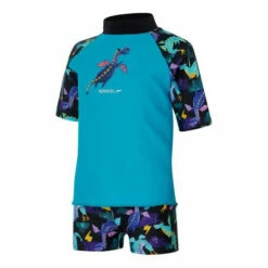 Speedo Short Sleeve Printed Rash Black Top Set 10 Speedo Short Sleeve Printed Rash Black Top Set -Speedo shop unnamed file 707