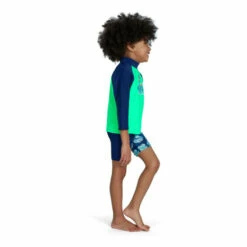 Speedo Green Long Sleeve Printed Rash Top 4 Speedo Green Long Sleeve Printed Rash Top -Speedo shop unnamed file 712