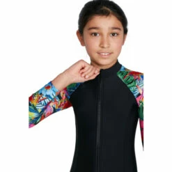 Speedo Printed Long Sleeve Black Paddle Suit 6 Speedo Printed Long Sleeve Black Paddle Suit -Speedo shop unnamed file 724