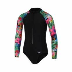 Speedo Printed Long Sleeve Black Paddle Suit 8 Speedo Printed Long Sleeve Black Paddle Suit -Speedo shop unnamed file 726