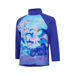 Speedo Purple Long Sleeve Printed Rash Top -Speedo shop unnamed file 739