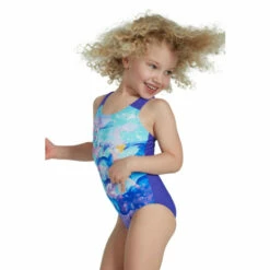 Speedo Blue Digital Placement Swimsuit -Speedo shop unnamed file 744