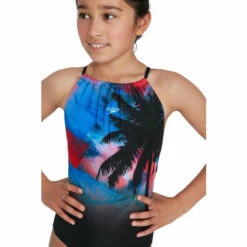Speedo Star Black One Piece Swimsuit -Speedo shop unnamed file 766