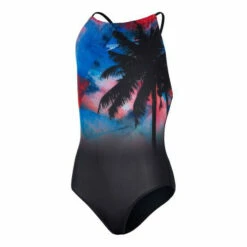 Speedo Star Black One Piece Swimsuit -Speedo shop unnamed file 771