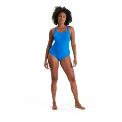 Speedo Blue Eco Endurance Medalist Swimsuit