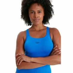 Speedo Blue Eco Endurance Medalist Swimsuit -Speedo shop unnamed file 775