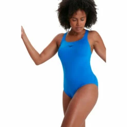 Speedo Blue Eco Endurance Medalist Swimsuit -Speedo shop unnamed file 777